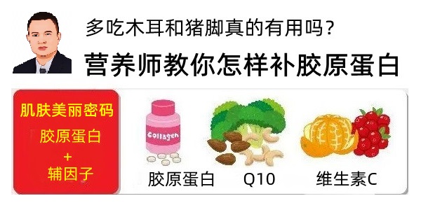 多吃木耳和豬腳真的有用嗎？營(yíng)養(yǎng)師教你怎樣補(bǔ)膠原蛋白